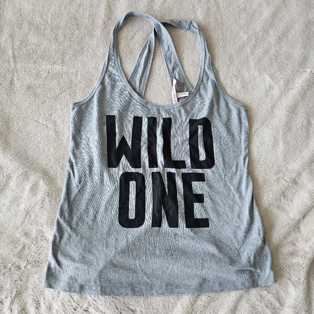 Gray Wild One Tank Top